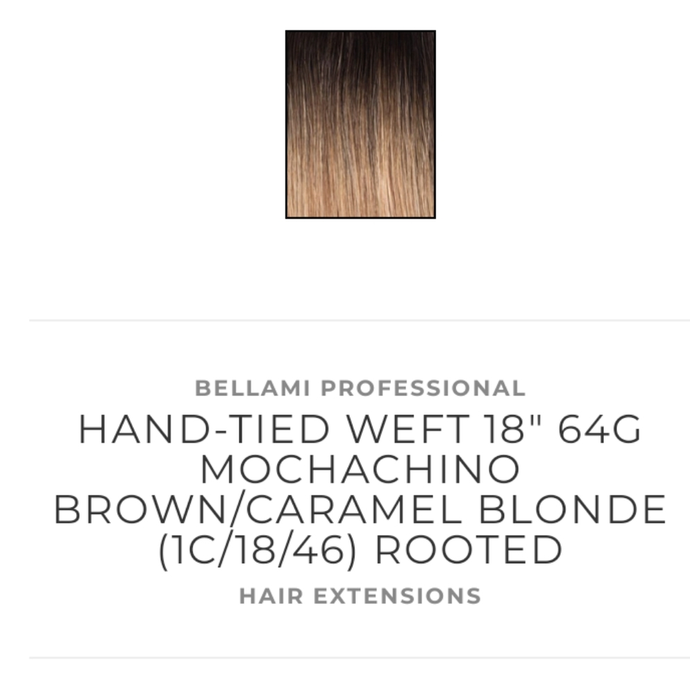 Bellami hand tied extensions